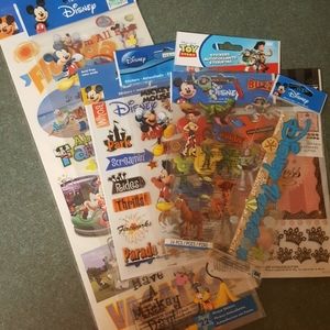 Disney theme scrapbook stickers